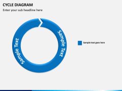 Cycle diagram PPT slide 7