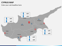 Cyprus map PPT slide 17