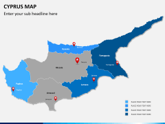 Cyprus map PPT slide 9