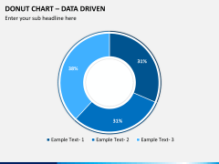 Donut chart PPT slide 3