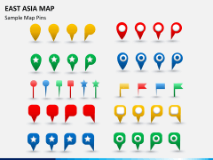 East asia map PPT slide 15