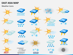 East asia map PPT slide 18
