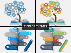 Education concept PPT cover slide