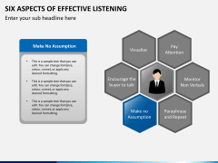 6 Aspects of effective listening PPT slide 10