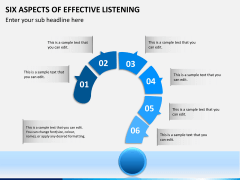 6 Aspects of effective listening PPT slide 4