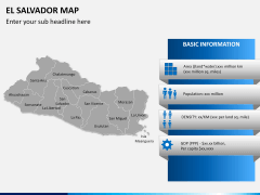 El Salvador map PPT slide 15