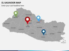 El Salvador map PPT slide 6