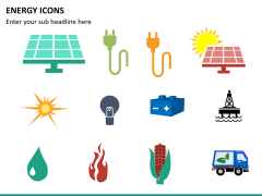 Energy icons PPT slide 4
