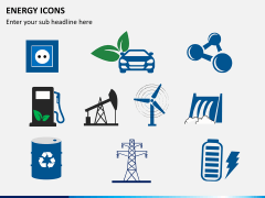 Energy icons PPT slide 2