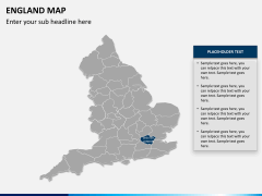 England map PPT slide 11