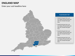 England map PPT slide 12
