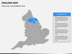 England map PPT slide 9
