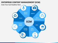 Enterprise Content Management (ECM) PPT slide 1