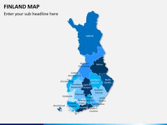 Finland Map PPT slide 1