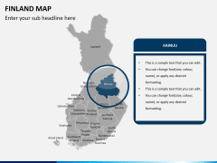 Finland Map PPT slide 10