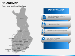 Finland Map PPT slide 13