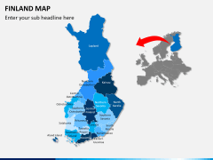 Finland Map PPT slide 2