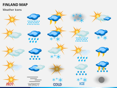 Finland Map PPT slide 21