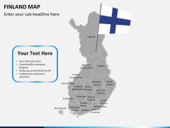 Finland Map PPT slide 3