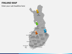 Finland Map PPT slide 4