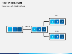 First in first out PPT slide 1