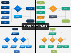 Flowchart PPT cover slide