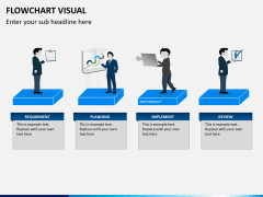 Flowchart visual PPT slide 3