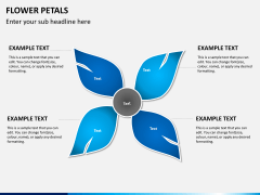 Flower petals PPT slide 2