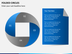 Folded circles PPT slide 3