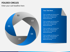 Folded circles PPT slide 4