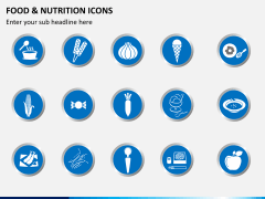Food nutrition icons PPT slide 2