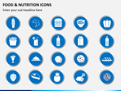 Food nutrition icons PPT slide 3