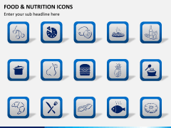 Food nutrition icons PPT slide 4