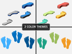 Footprints PPT cover slide