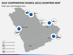 Gulf council map PPT slide 10