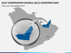 Gulf council map PPT slide 13