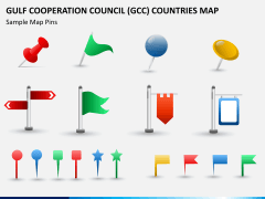 Gulf council map PPT slide 16