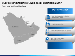 Gulf council map PPT slide 4