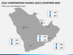 Gulf council map PPT slide 6