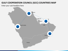 Gulf council map PPT slide 9