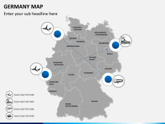 Germany map PPT slide 6