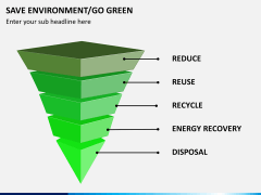 Save environment/go green PPT slide 2