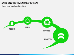 Save environment/go green PPT slide 3