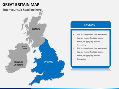 Great britain map PPT slide 10