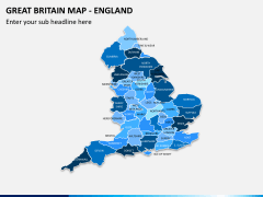 Great britain map PPT slide 15