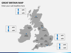 Great britain map PPT slide 19