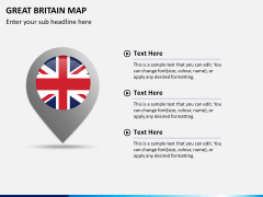 Great britain map PPT slide 21