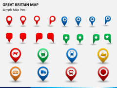 Great britain map PPT slide 23