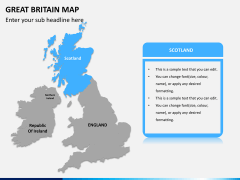 Great britain map PPT slide 9