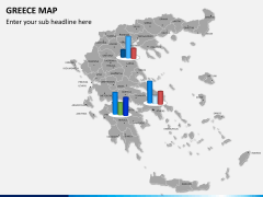 Greece map PPT slide 11